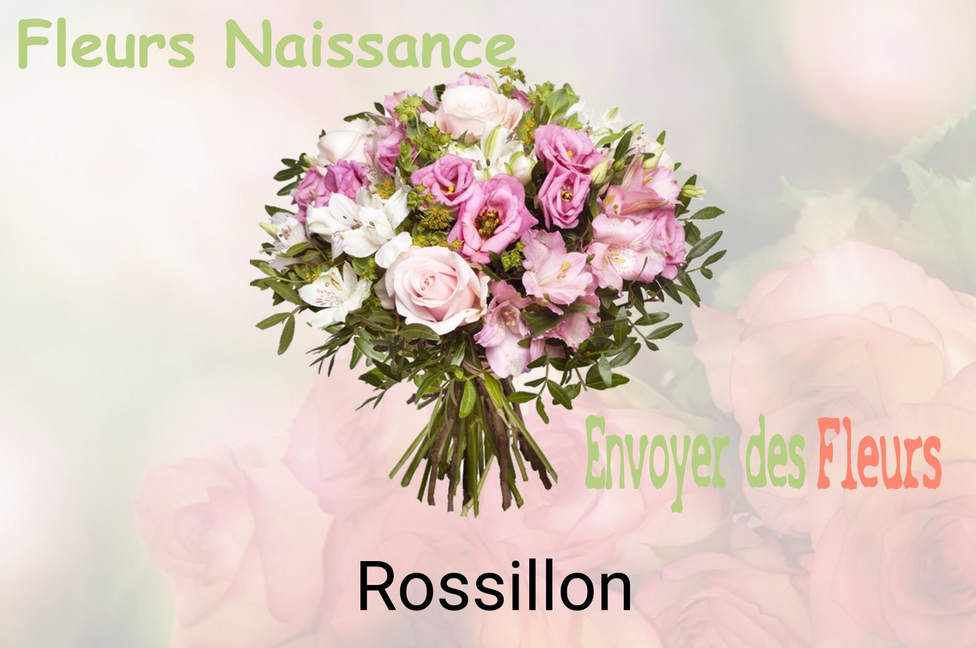 Bouquet de fleurs de naissance livré à Rossillon