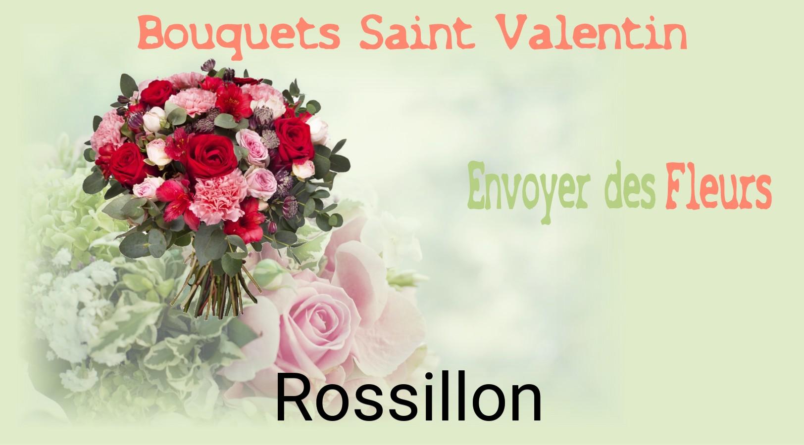 Roses de Saint-Valentin livrées à Rossillon